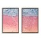 Stupell Industries Minimalist Aerial Beach 2 pc Framed Floater Canvas Wall Art Set Design by Nataly White